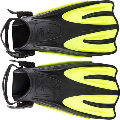 IST FP01 Sumi Open Heel Fins (Neon Yellow, Small)