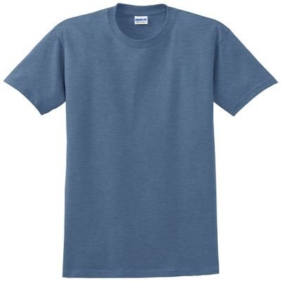 Gildan Adult Short Sleeve T in Heather Indigo - Medium
