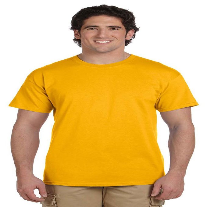 Gildan Adult Short Sleeve T in Vegas Gold - Medium