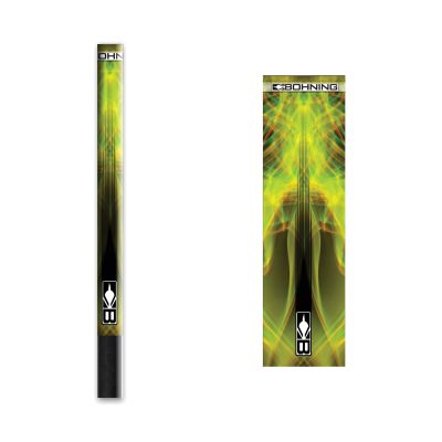 Bohning 4" Abstract Arrow Wraps, Small, Yellow X-Ray