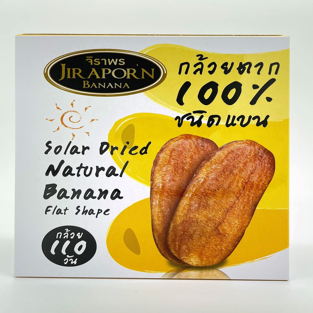 Jiraporn Premium Solar Dried Natural Banana 450g.
