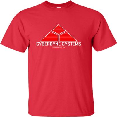 Go All Out Large Red Adult Cyberdyne Systems Skynet Division T-Shirt