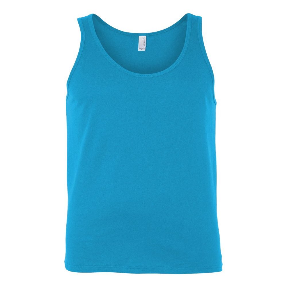 Bella Canvas Jersey Tank (3480) Neon Blue, XS