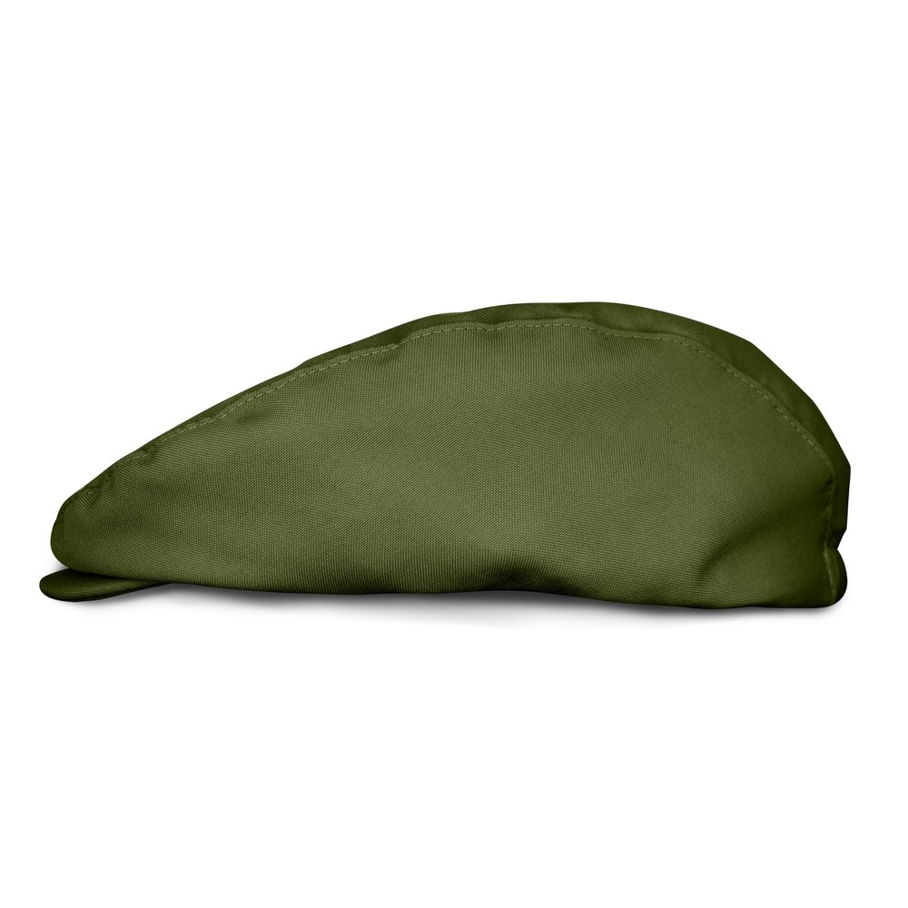 Ben Hogan Flat Newsboy Ivy Hat - Gatsby Golf Cap, Vintage Olive Microfiber