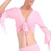 BellyLady Tribal Belly Dance Yoga Costume Wrap Top-Lakeblue view 4