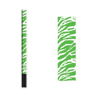 Bohning 4" Tiger Print Arrow Wraps, Small, Green & White Tiger
