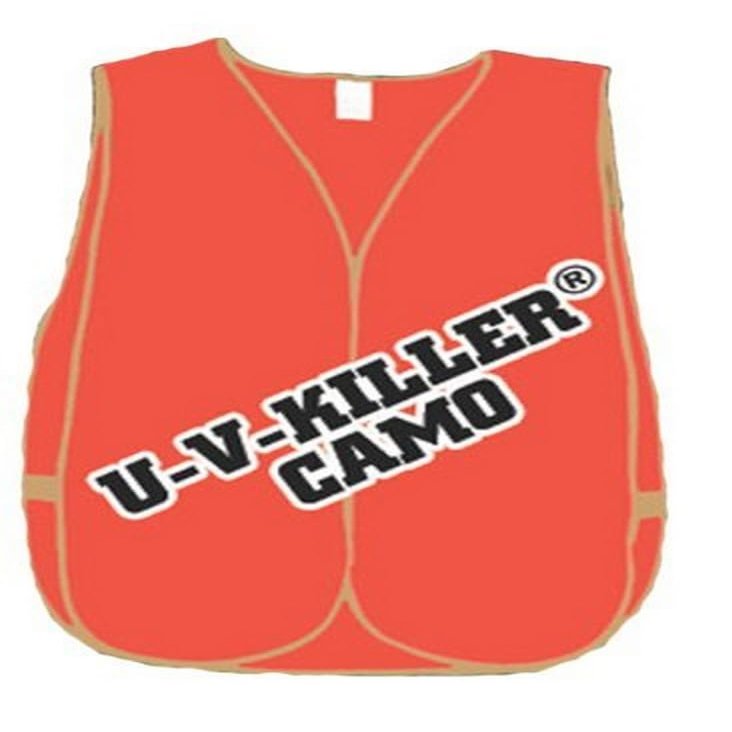 Atsko Sno-Seal UV Killer Camo Blaze Orange Vest, One Size