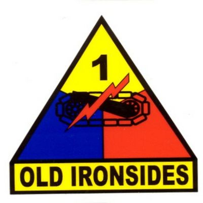 1st Armored Division Decal Sticker