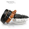 Adam Silver Men's Genuine Italian Calfskin Leather Dress Belt 1-1/8"(30mm) Wide Polished Buckle (Lizard Brown, 40) view 4