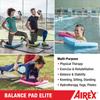 Airex Balance Pad - Exercise Foam Pad Physical Therapy, Workout, Plank, Yoga, Pilates, Stretching, Balancing Stability Mat, Kneeling Cushion, Mobility Strength Trainer for Knee, Ankle - Elite, Blue view 2