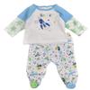 Absorba Baby-Boys Newborn Alien Footed Pant Set, Blue/White, 6-9 Months view 1