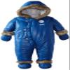 Absorba Baby-Boys Newborn B Microfiber Snowsuit, Navy, 6-9 Months view 1