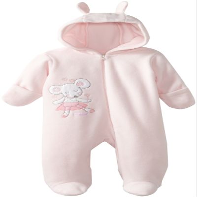 Absorba Baby-Girls Newborn Microfleece Prams, Pink, 6-9 Months