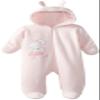 Absorba Baby-Girls Newborn Microfleece Prams, Pink, 6-9 Months view 1