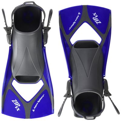 Aqua Sphere Zip VX Fin, Blue/Grey, M