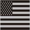 American Subdued Flag USA Sticker Peel and Stick Logo Print view 1