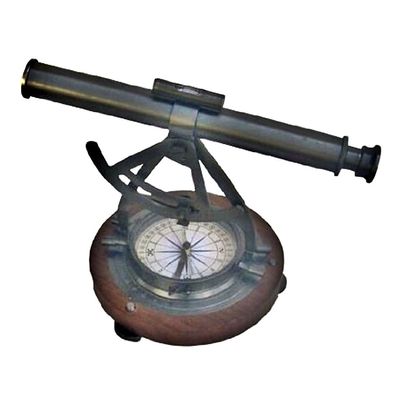bombayjewel Alidate Compass Nautical Accents Antiques Finished Nautical Collectibles 10" Alidade