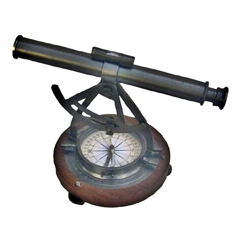 bombayjewel Alidate Compass Nautical Accents Antiques Finished Nautical Collectibles 10" Alidade