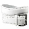 7055 Women's Betls Ladies Fashion Skinny Soft Dress Casual Leather Belt 3/4"(19mm) wide (White, L) view 1
