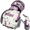 MMA Ladies Grappling Training Gloves Cage Women Fighting Sparring Gloves Purple (Large) view 3
