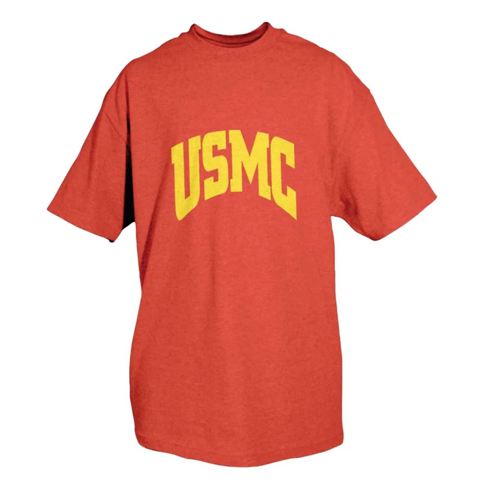 Fox Outdoor Products USMC One-Sided Imprinted T-Shirt, Red, XX-Large