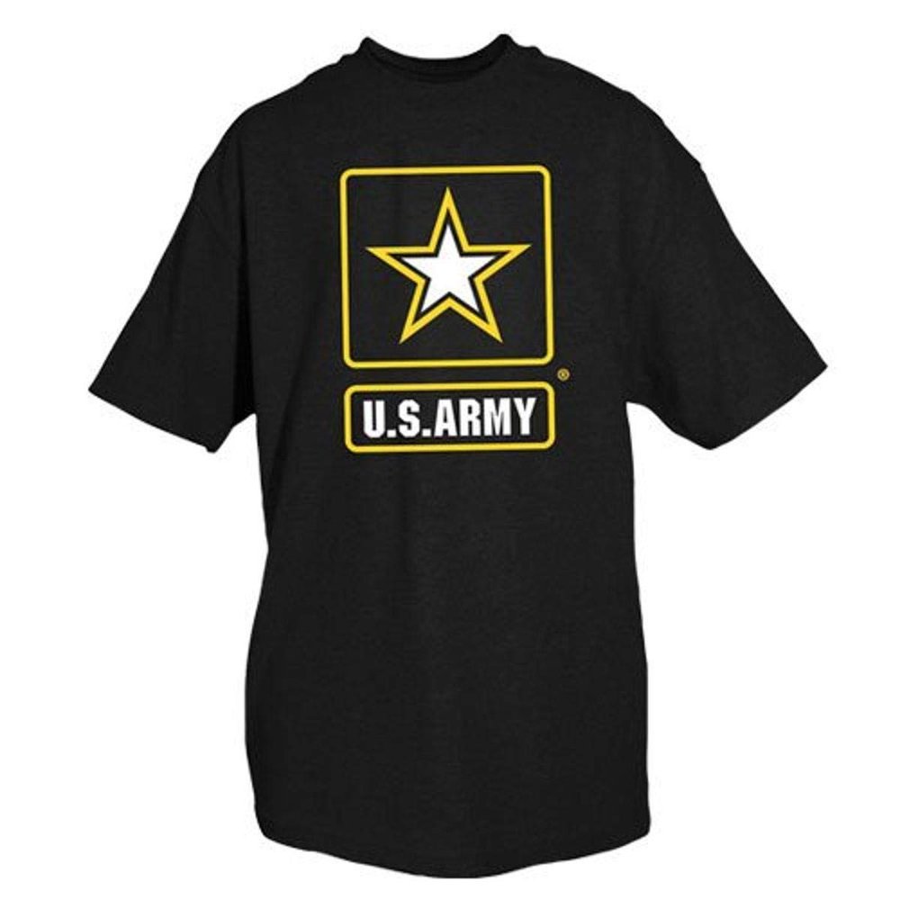 Fox Outdoor Products Army Star One-Sided Imprinted T-Shirt, Black, 3X-Large