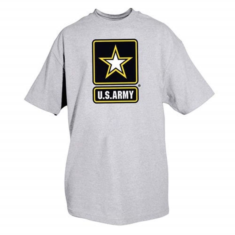 Fox Outdoor Products Army Star One-Sided Imprinted T-Shirt, Grey, 3X-Large