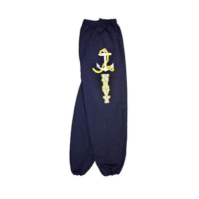 Fox Outdoor Products Navy with Logo Sweatpants, Navy, Medium