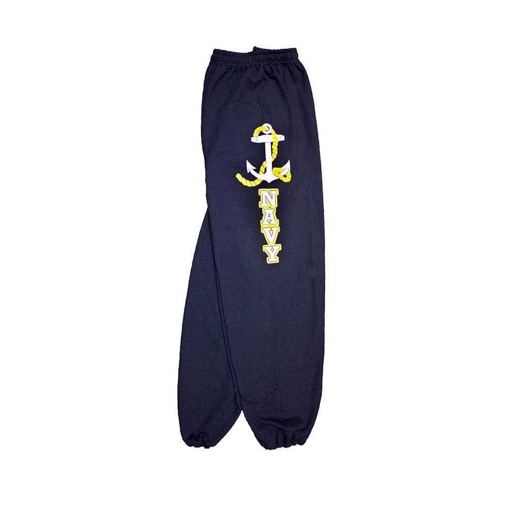 Fox Outdoor Products Navy with Logo Sweatpants, Navy, Medium