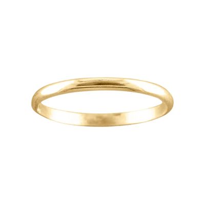 14k Gold Filled Thumb Ring, Plain Band, Size 8 - Stylish & Durable Jewelry for Everyday Wear