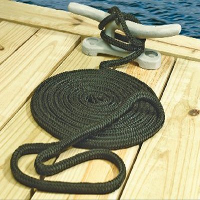 SEACHOICE Double Braid Nylon Dock Line (Color: Navy, Size: 5/8" X 25')