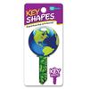 Lucky Line Key Shapes, Earth, House Key Blank KW/11, 1 Key (B127K) view 2