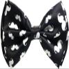 Buckletown Men's Mustache Adjustable Classic Pre-Tied Bow Tie (Black/White) view 1