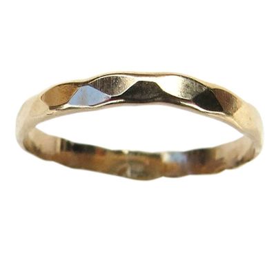 14k Gold Filled Faceted Midi Toe Ring (4.5)