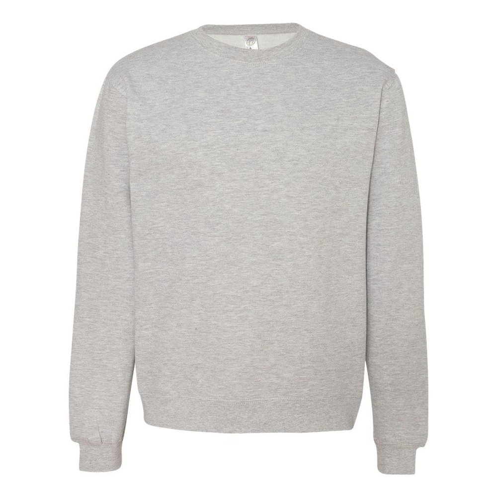 Independent Trading Co. Midweight Crewneck Sweatshirt 2XL Grey Heather