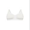Comfort Choice Women's Plus Size Wireless Back-Close Lounge Bra - 54 G, White view 4