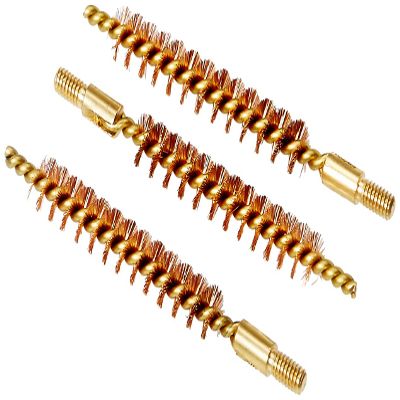 Tipton Best Gun Bore Brush .40-.416 Cal 3-Pack Bronze Bristles for Removing Fouling and Residue in Barrel