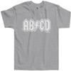 Threadrock Little Boys' ABCD Toddler T-Shirt 3T Light Gray view 1