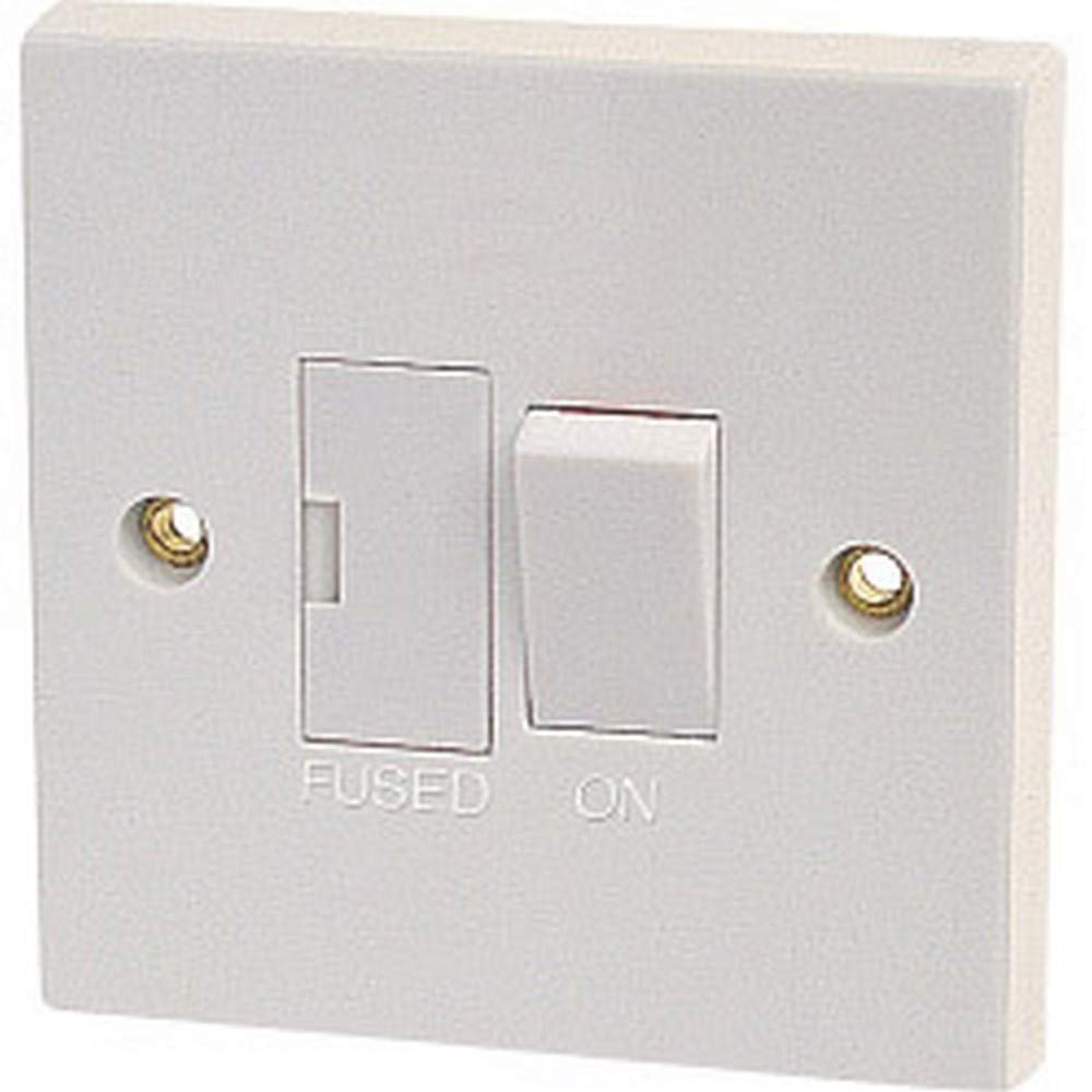 Dencon 13A Switched Fused Spur to BS1363 (One Size) (White)