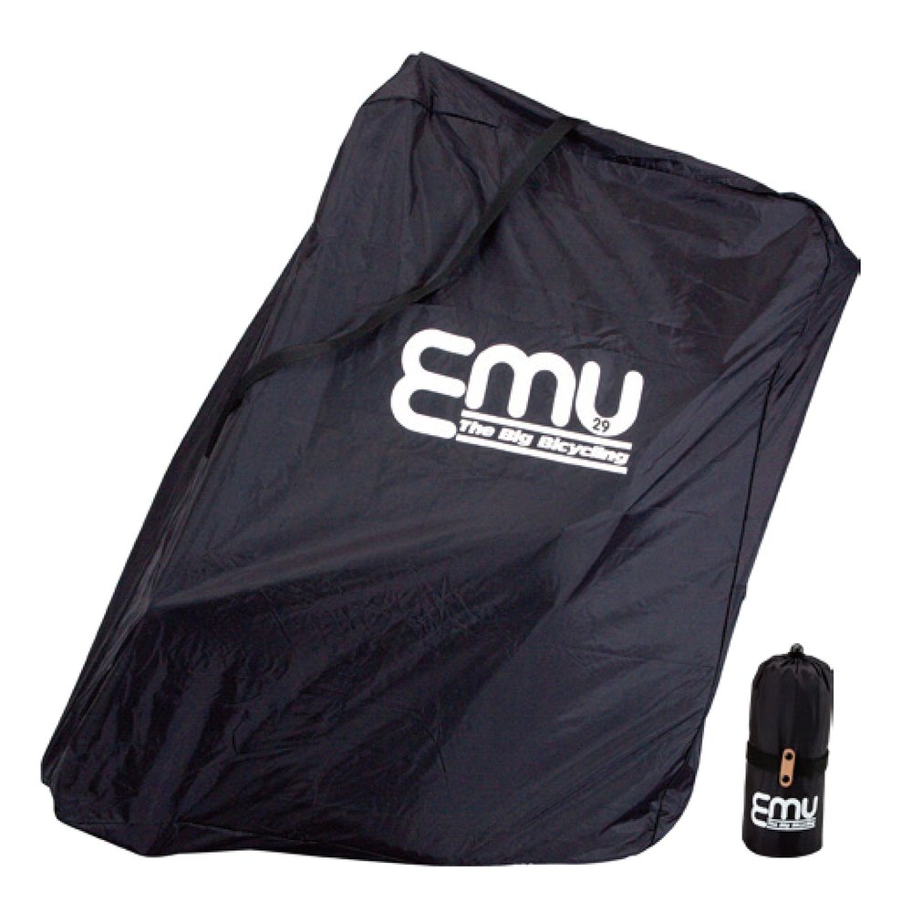 Ostrich (Ostrich) Emu Ring Rows Bag E 11 Black