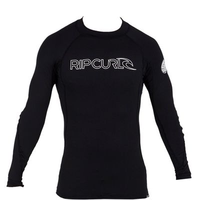 Rip Curl Freelite Long Sleeve Rash Guard Shirt, X-Small, Black