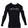 Rip Curl Freelite Long Sleeve Rash Guard Shirt, X-Small, Black view 1