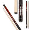 Action Exotic Billiards Pool Cue Stick - Cherry w/White Diamonds - 18oz view 1