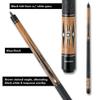 Action Exotic Billiards Pool Cue Stick - Honey w/Black & White - 18oz view 3