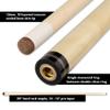 Action Exotic Billiards Pool Cue Stick - Honey w/Black & White - 18oz view 4