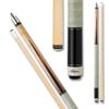 Action Inlay - Billiards Pool Cue Stick - Blonde w/Red & Chocolate Points - 19oz view 1