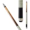 Action Inlay - Billiards Pool Cue Stick - Blonde w/Red & Chocolate Points - 19oz view 2