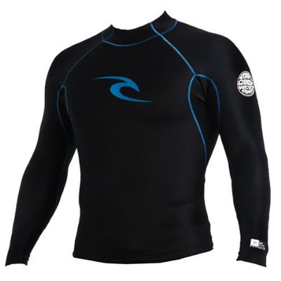 Rip Curl Aggrolite Reversible Wetsuit Vest, Large, Black/Blue