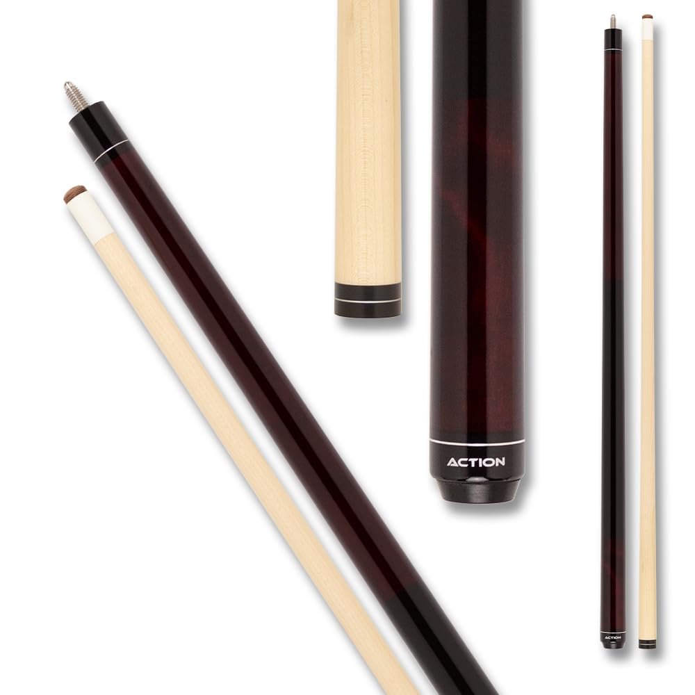 Action Starter Billiards Pool Cue Stick - Burgundy - 18oz