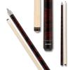 Action VAL03 Value Series Pool Cue - 58" Cue - Hard Maple Shaft with 13mm Boar Skin Tip - Blood Red and Black Swirl, 18oz